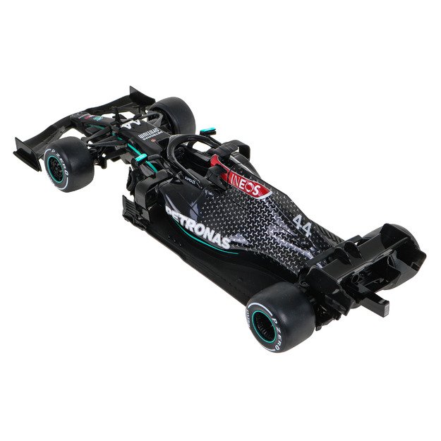 Nuotoliniu būdu valdomas sportinis C Mercedes-AMG F1 W11 EQ Performance automobilis, juodas 