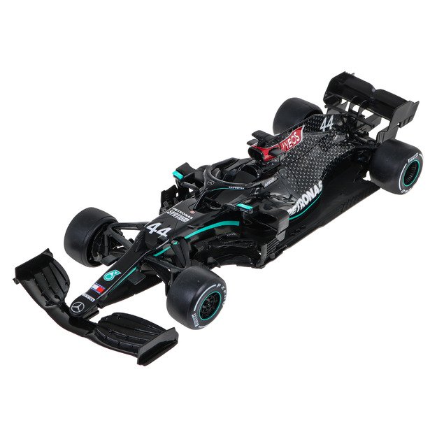 Nuotoliniu būdu valdomas sportinis C Mercedes-AMG F1 W11 EQ Performance automobilis, juodas 