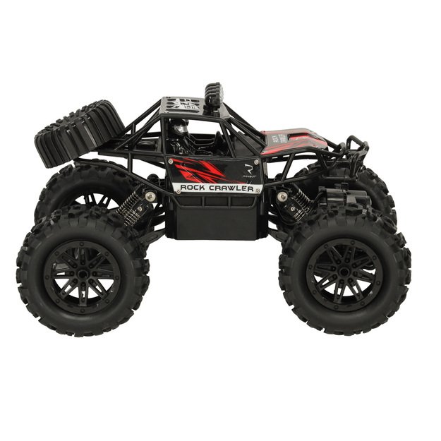 Nuotoliniu būdu valdomas visureigis ,,Revolt Rock Crawler 4x4", juodas