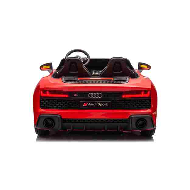 Dvivietis elektromobilis vaikams Audi Spyder R8 Lift, raudonas