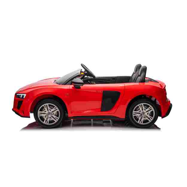 Dvivietis elektromobilis vaikams Audi Spyder R8 Lift, raudonas