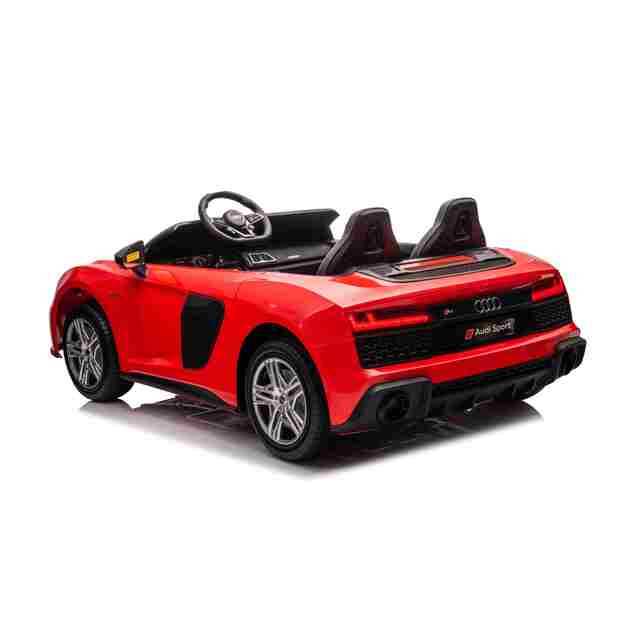 Dvivietis elektromobilis vaikams Audi Spyder R8 Lift, raudonas