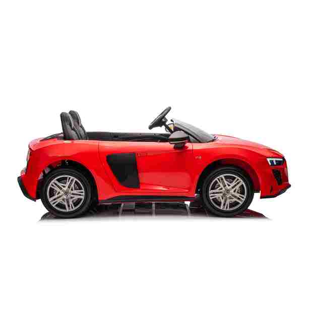 Dvivietis elektromobilis vaikams Audi Spyder R8 Lift, raudonas