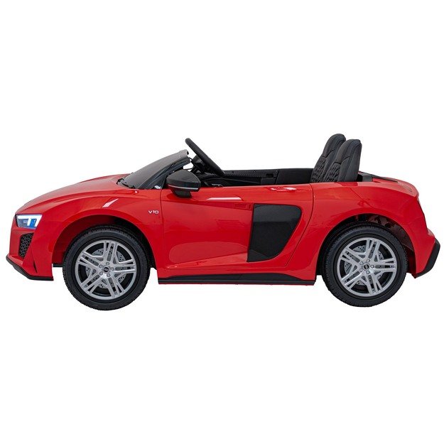 Dvivietis elektromobilis vaikams Audi Spyder R8 Lift, raudonas