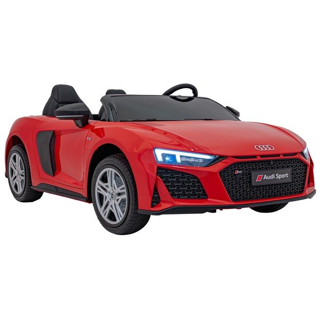 Dvivietis elektromobilis vaikams Audi Spyder R8 Lift, raudonas