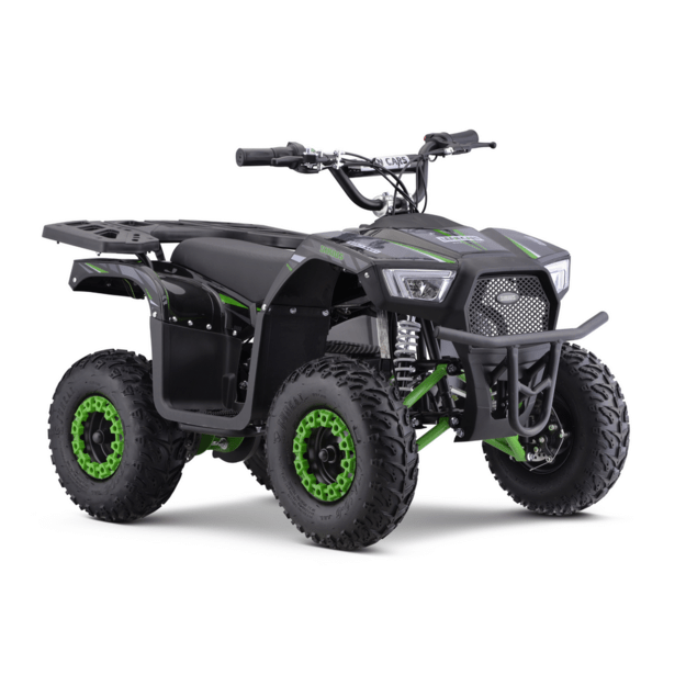 Vienvietis elektrinis keturratis OUTLANDER ATV- 13EA, žalias