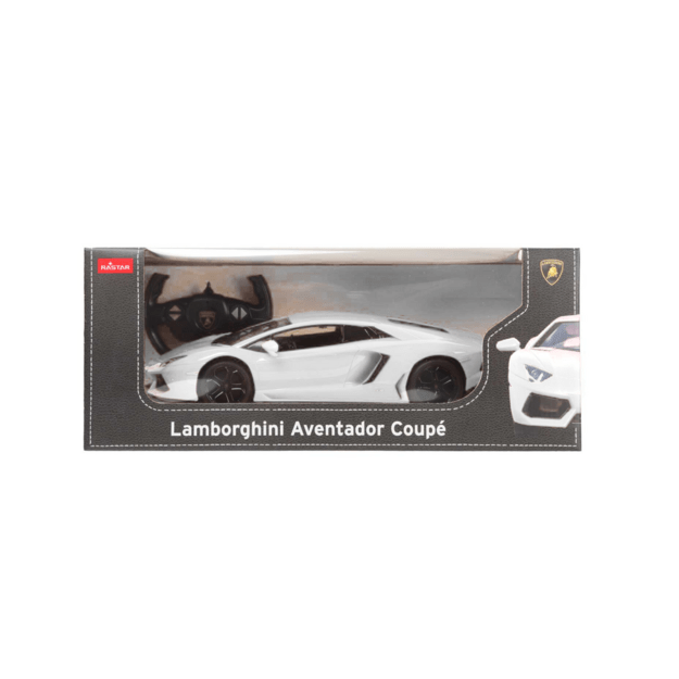 Nuotoliniu būdu valdomas Lamborghini Aventador LP700 automobilis, baltas  