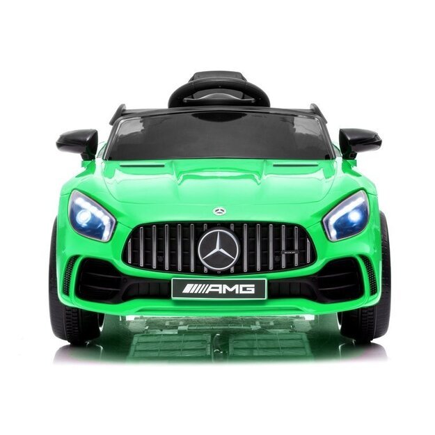 Vienvietis elektromobilis vaikams Mercedes AMG GT R, žalias