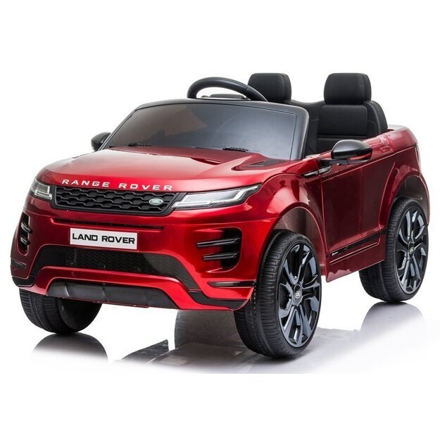 Vienvietis elektromobilis vaikams Range Rover Evoque, raudonas lakuotas