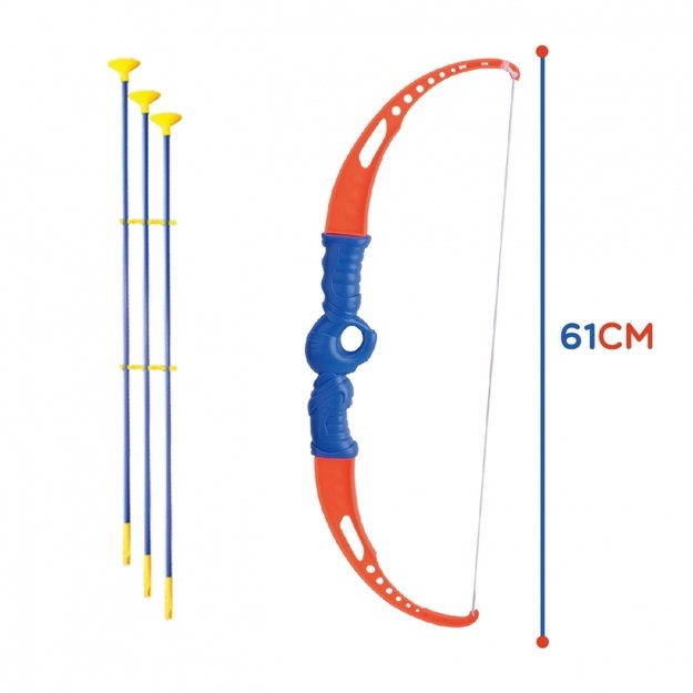 Vaikiškas lankas su strėlėmis ir taikiniu Woopie