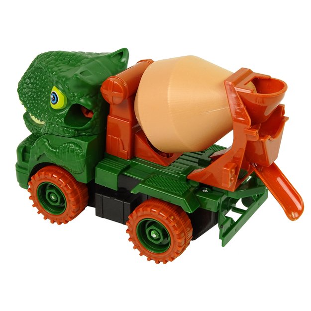 Surenkamas sunkvežimis Dinosaur Truck, žalias