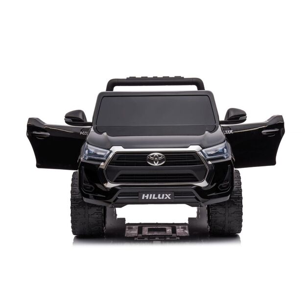 Dvivietis elektromobilis vaikams Toyota Hilux DK-HL860, juodas