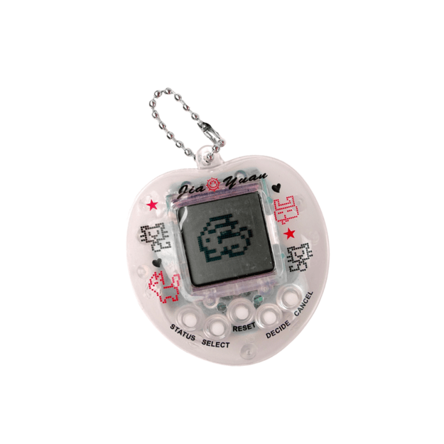 Elektroninis naminių gyvūnėlių žaidimas „Tamagotchi“, baltas