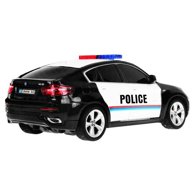 RC Policijos automobilis BMW X6 1:24