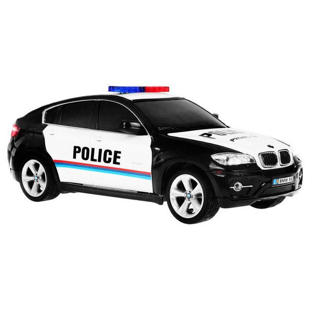 RC Policijos automobilis BMW X6 1:24