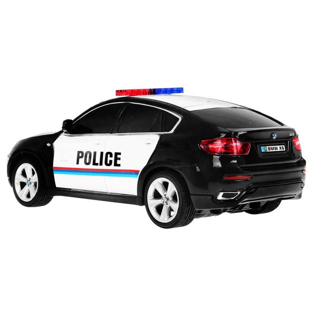 RC Policijos automobilis BMW X6 1:24