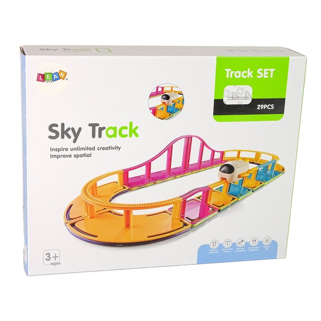 Magnetinio konstruktoriaus rinkinys Sky Track 29 el