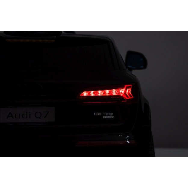 Vienvietis elektromobilis Audi Q7 Facelift, mėlynas