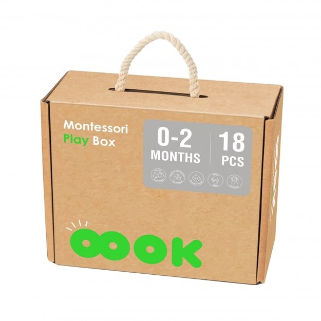 Lavinamoji Montessori dėžutė 7in1, 0-2 mėn, Tooky Toy