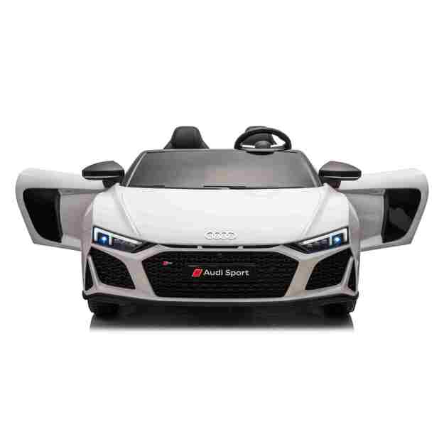 Dvivietis elektromobilis vaikams Audi Spyder R8 Lift, baltas