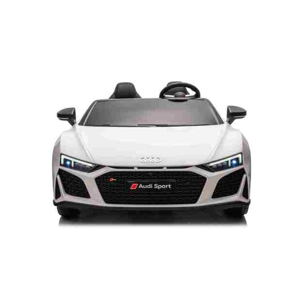 Dvivietis elektromobilis vaikams Audi Spyder R8 Lift, baltas