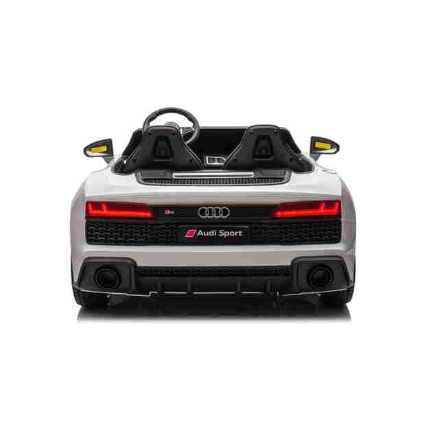 Dvivietis elektromobilis vaikams Audi Spyder R8 Lift, baltas