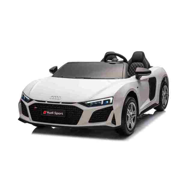 Dvivietis elektromobilis vaikams Audi Spyder R8 Lift, baltas