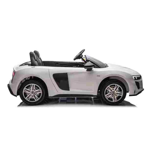 Dvivietis elektromobilis vaikams Audi Spyder R8 Lift, baltas