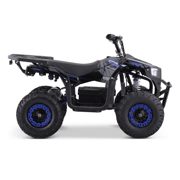 Vienvietis elektrinis keturratis OUTLANDER ATV- 13EA, mėlynas