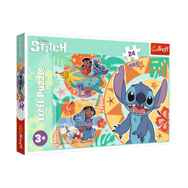 Maxi dėlionė vaikams „Lilo ir Stitch“ 24 el., Trefl 