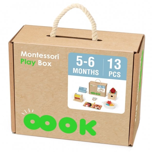 Lavinamasis Montessori rinkinys 6in1, Tooky Toy