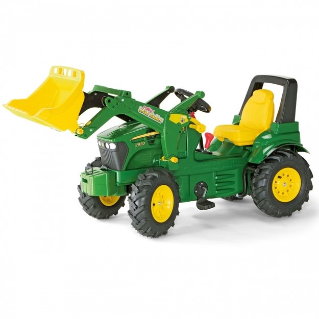 Minamas traktorius su kaušu Rolly Toys John Deere Green Rolly, žalias