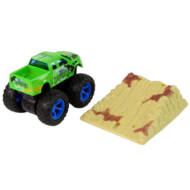 Visureigis Resorak Monster Truck su rampa