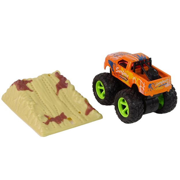 Visureigis Resorak Monster Truck su rampa