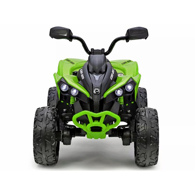 Vienvietis elektrinis keturratis QUAD Can-am, žalias