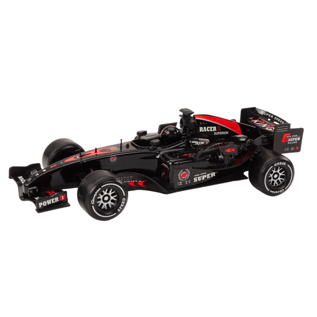 Sportinis F1 automobilis 1:14, juodas