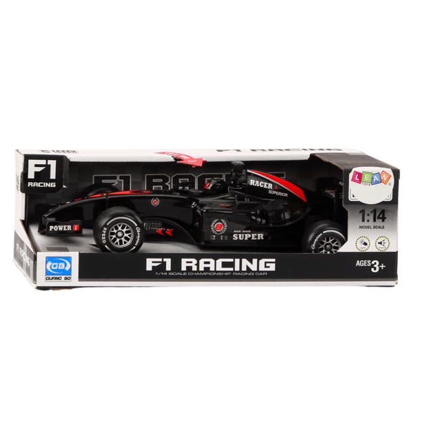 Sportinis F1 automobilis 1:14, juodas