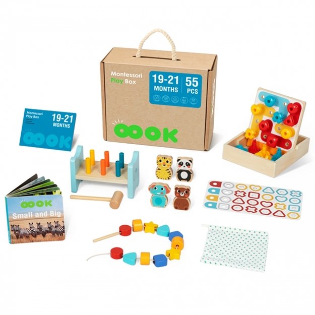 Lavinamoji Montessori dėžutė 7in1, 19-21 mėn, Tooky Toy