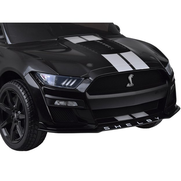 Vienvietis elektromobilis vaikams Ford Mustang Shelby GT500, juodas