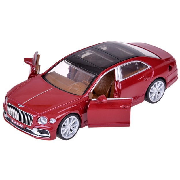 Metalinis automobilio Bentley Flying Spur Hybrid modelis su šviesos ir garso efektais 