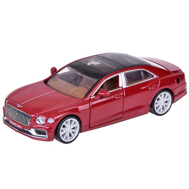 Metalinis automobilio Bentley Flying Spur Hybrid modelis su šviesos ir garso efektais 