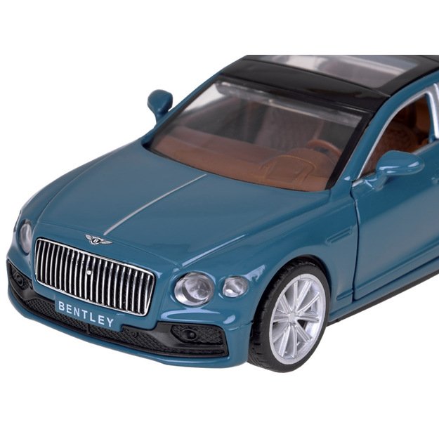 Metalinis automobilio BENTLEY FLYING SPUR HYBRID modelis su šviesos ir garso efektais