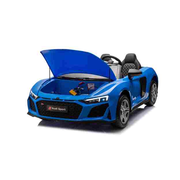 Dvivietis elektromobilis vaikams Audi Spyder R8 Lift, mėlynas