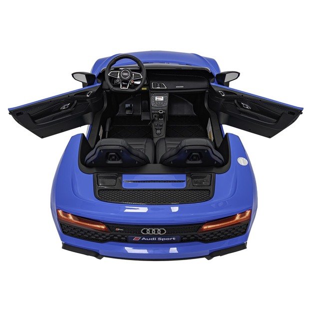 Dvivietis elektromobilis vaikams Audi Spyder R8 Lift, mėlynas