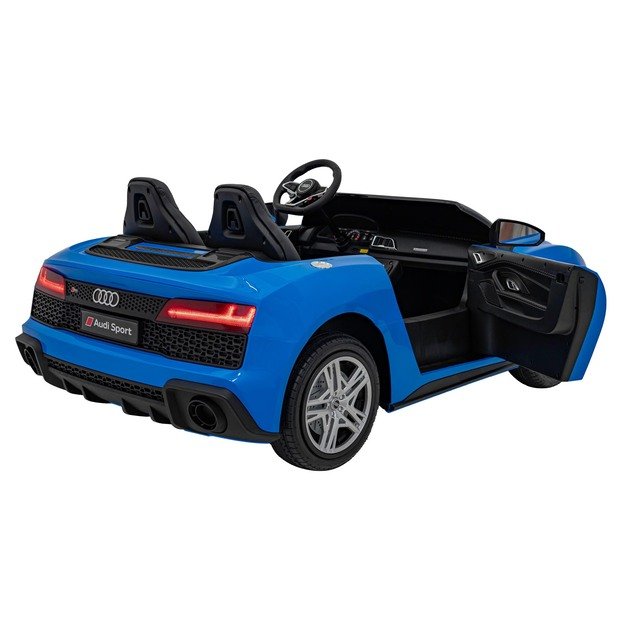 Dvivietis elektromobilis vaikams Audi Spyder R8 Lift, mėlynas