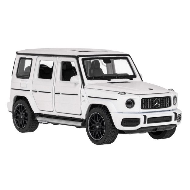 Metalinis automobilis Mercedes Benz AMG G63 1:32, baltas