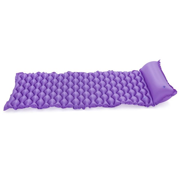 Pripučiamas susukamas čiužinys 213 cm Bestway, violetinis