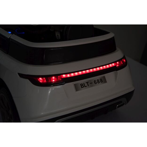 Vienvietis elektromobilis Range Rover Evoque BLT-688 Drift, baltas