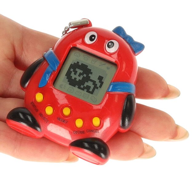 Elektroninis naminių gyvūnėlių žaidimas​ Tamagotchi, raudonas