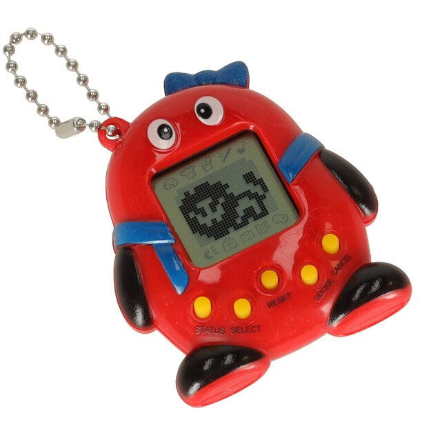 Elektroninis naminių gyvūnėlių žaidimas​ Tamagotchi, raudonas